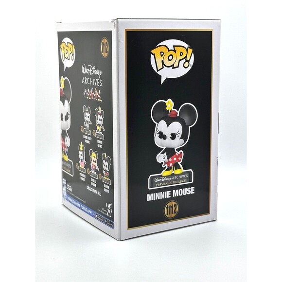 Funko Pop! Minnie Mouse 1112 Walt Disney Archives Black And White Classic Figure - Picture 4 of 6